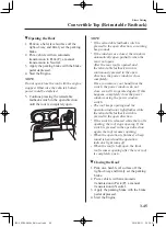 Предварительный просмотр 101 страницы Mazda mx-5 2017 Owner'S Manual