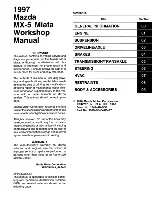 Предварительный просмотр 5 страницы Mazda MX-5 Miata 1997 Workshop Manual