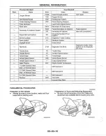 Предварительный просмотр 12 страницы Mazda MX-6 1998 Workshop Manual