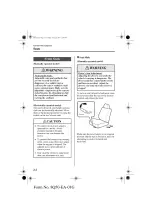 Предварительный просмотр 10 страницы Mazda MX-6 Manual