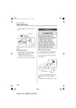 Предварительный просмотр 54 страницы Mazda MX-6 Manual