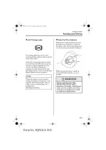 Предварительный просмотр 87 страницы Mazda MX-6 Manual