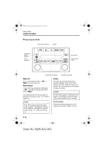 Предварительный просмотр 140 страницы Mazda MX-6 Manual