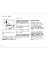 Предварительный просмотр 20 страницы Mazda Protege 2001 Owner'S Manual