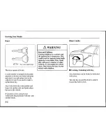 Предварительный просмотр 60 страницы Mazda Protege 2001 Owner'S Manual