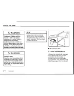 Предварительный просмотр 62 страницы Mazda Protege 2001 Owner'S Manual