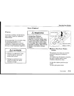 Предварительный просмотр 69 страницы Mazda Protege 2001 Owner'S Manual