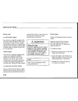 Предварительный просмотр 96 страницы Mazda Protege 2001 Owner'S Manual