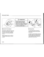 Предварительный просмотр 112 страницы Mazda Protege 2001 Owner'S Manual