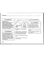 Предварительный просмотр 244 страницы Mazda Protege 2001 Owner'S Manual