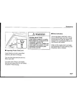 Предварительный просмотр 247 страницы Mazda Protege 2001 Owner'S Manual