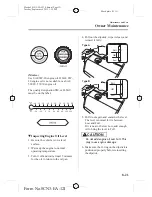 Предварительный просмотр 18 страницы Mazda PROTEGE 5 Maintenance And Care