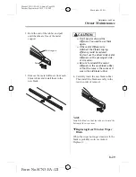 Предварительный просмотр 26 страницы Mazda PROTEGE 5 Maintenance And Care