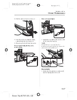 Предварительный просмотр 44 страницы Mazda PROTEGE 5 Maintenance And Care