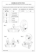 MAZIN FURNITURE 9204CC-2PW Assembling Instructions preview