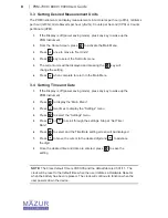 Предварительный просмотр 8 страницы Mazur Instruments PRM-7000 User Manual