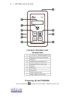 Preview for 2 page of Mazur Instruments PRM-8000 Quick Start Manual