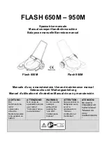 Mazzoni FLASH 650M Use And Maintenance Manual предпросмотр