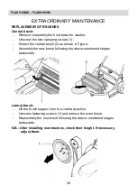 Предварительный просмотр 26 страницы Mazzoni FLASH 650M Use And Maintenance Manual