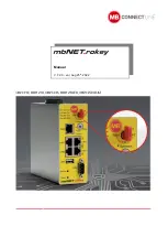 Preview for 1 page of MB Connect Line mbNET.rokey RKH 210 Manual