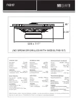 Preview for 7 page of MB QUART FORMULA FKB113 User Manual