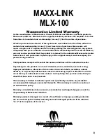 Предварительный просмотр 11 страницы MB QUART MAXX-LINK MLX-100 User Manual