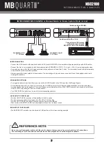 Preview for 22 page of MB QUART MB QUART Nano NSC 2100 Installation Manual