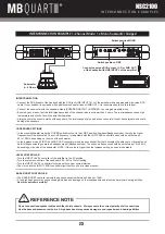 Preview for 23 page of MB QUART MB QUART Nano NSC 2100 Installation Manual
