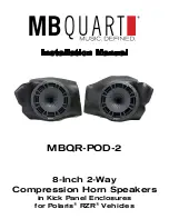 MB QUART MBQR-POD-2 Installation Manual preview