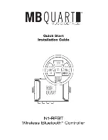 Предварительный просмотр 1 страницы MB QUART N1-RFBT Quick Start Installation Manual