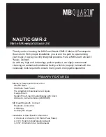 Preview for 1 page of MB QUART Nautic GMR-2 Manual