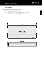 Предварительный просмотр 3 страницы MB QUART Nautic NAA 665 Installation And Operation Manual