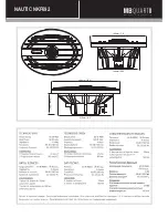 Preview for 2 page of MB QUART NAUTIC NKF116 Specifications