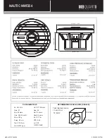 Preview for 3 page of MB QUART NAUTIC NKF116 Specifications