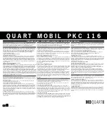 MB QUART PKC 116 Installation Instructions предпросмотр