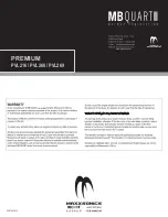 Preview for 10 page of MB QUART PREMIUM PVL216 User Manual