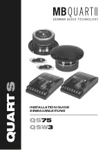 Preview for 1 page of MB QUART QS75 Installation Manual