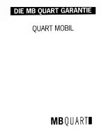 Предварительный просмотр 20 страницы MB QUART QSD 210 Operation Manual