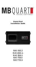 MB QUART RA1-150.2 Quick Start Installation Manual preview