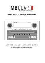 MB QUART RVDVD2.0 User Manual предпросмотр