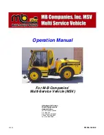 Preview for 1 page of MB Multi-Service Vehicle Operation Manual