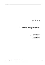 Preview for 7 page of MBA Instruments MLA 900 Operating Instructions Manual