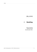 Preview for 15 page of MBA Instruments MLA 900 Operating Instructions Manual