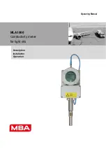 MBA MLA1000 Operating Manual preview