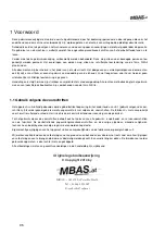 Предварительный просмотр 96 страницы MBAS Discman 4 Operating Manual