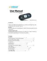 mbeat USB-MSPK01 User Manual preview