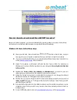 Preview for 11 page of mbeat USB-TAPE02 Manual