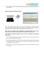 Preview for 5 page of mbeat USB-TR01 Instruction Manual