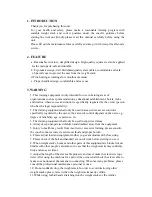 Preview for 3 page of MBH Fitness MT-013 User Manual