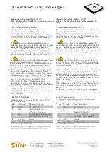 mbj DTL-i-4040-WT Operating Manual preview